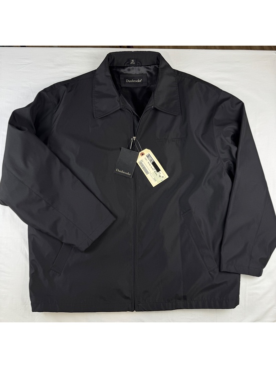 Dunbrooke Other - Dunbrooke Men's Metro Black Coat Jacket CORVETTE car auto XL New With Tags
